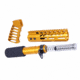Guntec USA AR-15 Pistol Furniture Set, Anodized Orange, AR-PISTOL-SET-MLK-ORANGE