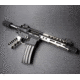 Guntec USA AR-15 Pistol Furniture Set, Black Chrome, AR-PISTOL-SET-MLK-BC