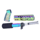 Guntec USA AR-15 Pistol Furniture Set, Rainbow PVD, AR-PISTOL-SET-MLK-RPVD