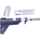 Guntec USA AR-15 Pistol Furniture Set W/Micro Breach Pistol Brace Anodized Clear, Anodized Clear, AR-PISTOL-SET-MLK-PB-CLEAR