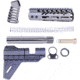 Guntec USA AR-15 Pistol Furniture Set W/Micro Breach Pistol Brace Black Chrome, Black Chrome, AR-PISTOL-SET-MLK-PB-BC