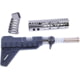 Guntec USA AR-15 Pistol Furniture Set W/Micro Breach Pistol Brace Black Chrome, Black Chrome, AR-PISTOL-SET-MLK-PB-BC