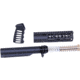 Guntec USA AR-15 Pistol Furniture Set With Miltube, Anodized Black, AR-PISTOL-SET-MIL-BLACK