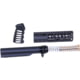 Guntec USA AR-15 Pistol Furniture Set With Miltube, Anodized Black, AR-PISTOL-SET-MIL-BLACK