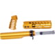 Guntec USA AR-15 Pistol Furniture Set With Miltube, Anodized Orange, AR-PISTOL-SET-MIL-ORANGE