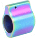 Guntec USA AR-15 STEEL LOW PROFILE GAS BLOCK MATTE RAINBOW PVD COATED, MATTE RAINBOW PVD, GT750SS-M-RPVD