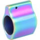 Guntec USA AR-15 STEEL LOW PROFILE GAS BLOCK MATTE RAINBOW PVD COATED, MATTE RAINBOW PVD, GT750SS-M-RPVD