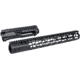 Guntec USA AR-15 Stripped Billet Upper Receiver 15 in Air Lite Series M-LOK Handguard Combo Set, Anodized Black, GT-UPPER-SET-BLK-15AIRLITE