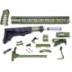 Guntec USA AR-15 Ultimate Rifle Kit, Anodized Green, ULT-RK-GREEN