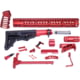Guntec USA AR-15 Ultimate Rifle Kit, Anodized Red, ULT-RK-RED