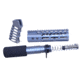 Guntec USA AR .308 Pistol Furniture Set, Anodized Grey, AR-PISTOL-SET-MLK-308-GR