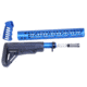 Guntec USA AR .308 Ultralight Series Complete Furniture Set, Blue, ULTRA-SET-308-BLUE