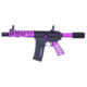 Guntec USA AR15 Pistol Furniture Set, Anodized Purple, AR-PISTOL-SET-MLK-PURPLE