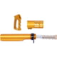 Guntec USA AR-15 M-LOK Micro Pistol Furniture Set, 15in w/ Milspec Buffer Tube, Orange, MICRO-P-SET-MIL-ORANGE