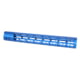 Guntec USA MOD LITE Skeletonized Series M-LOK Free Floating Handguard w/ Monolithic Top Rail, 15in, Anodized Blue, GT-15MDLTE-BLUE