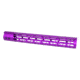 Guntec USA MOD LITE Skeletonized Series M-LOK Free Floating Handguard w/ Monolithic Top Rail, 15in, Anodized Purple, GT-15MDLTE-PURPLE