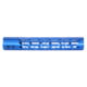 Guntec USA MOD LITE Skeletonized Series M-LOK Free Floating Handguard With Monolithic Top Rai, Anodized Blue, 12in, GT-12MDLTE-BLUE