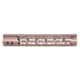 Guntec USA MOD LITE Skeletonized Series M-LOK Free Floating Handguard With Monolithic Top Rai, Anodized Bronze, 12in, GT-12MDLTE-BRZ