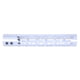 Guntec USA MOD LITE Skeletonized Series M-LOK Free Floating Handguard With Monolithic Top Rai, Anodized Clear, 12in, GT-12MDLTE-CLEAR