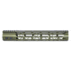 Guntec USA MOD LITE Skeletonized Series M-LOK Free Floating Handguard With Monolithic Top Rai, Anodized Green, 12in, GT-12MDLTE-GREEN