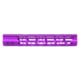 Guntec USA MOD LITE Skeletonized Series M-LOK Free Floating Handguard With Monolithic Top Rai, Anodized Purple, 12in, GT-12MDLTE-PURPLE