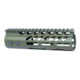 Guntec USA Ultra Lightweight Thin M-LOK System Free Floating Handguard w/Monolithic Top Rail, 7in, Green, GT-7MLK-GREEN