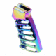 Guntec USA Ultralight Series Skeletonized Aluminum Pistol Grip, Rainbow Pvd, ULS-PG-RPVD