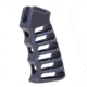 Guntec USA Ultralight Series Skeletonized Aluminum Pistol Grip, T6 Aluminum, Black Rubber, ULS-PG-RC