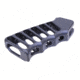 Guntec USA Ultralight Series Skeletonized Aluminum Pistol Grip, T6 Aluminum, Black Rubber, ULS-PG-RC