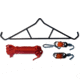 HALF RACK Deer Gambrel Hoist Kit, Black/Red, Large, HR1244