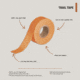 HALF RACK Trail Tape, Orange, Small, HR1430