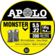 Hatsan Apolo .22 Monster 25.4 Grain 200 Pack
