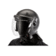Haven Gear Riot Helmet with Bubble Face Shield, Black, One Size Fits Most, HG-HMAT-B