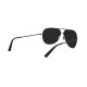 Hazard 4 Cluster Frameless Aviator Large Sunglasses - Men's, Silver Frame, Gray Lens, EYE-CLU-L-SLV