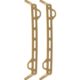 Hazard 4 HardPoint Gear Rails Pillbox &amp; Blastwall Pack Set, Coyote, HD-HGR-CYT