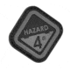 Hazard 4 Hazard 4 Diamond Logo Patch, Black, PAT-H4-BLK