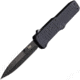 Heckler &amp; Koch Auto Hadron Out The-Front Automatic Folding Knives, 3.38in, Black PVD Coated 154CM Stainless, Bayonet Blade, Black Anodized Aluminum Handle, HK54020