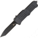 Heckler &amp; Koch Auto Hk Mini Incursion OTF Automatic Folding Knives w/ Glass breaker, 3in, Black PVD Coated 154CM Stainless Tanto Blade, Black Anodized Aluminum Handle, 54046