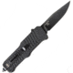 Heckler &amp; Koch Auto Hk Mini Incursion OTF Automatic Folding Knives w/ Glass breaker, 3in, Black PVD Coated 154CM Stainless Clip Point Blade, Black Anodized Aluminum Handle, 54056