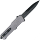 Heckler &amp; Koch Auto Incursion OTF Automatic Folding Knives w/ Glass breaker, 4in, Black Finish 154CM Stainless Blade, Gray Anodized Aluminum Handle, 54092