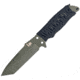 Heckler &amp; Koch Fray Fixed Blade Tanto Knife, 4.25 OD green finish 154CM stainless tanto blade, Black cord wrapped handle, 55241