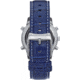 Heritor Automatic Wilhelm Semi-Skeleton Leather-Band Watch w/Day/Date, Blue, One Size, HERHS2104