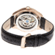 Heritor Odysseus Men's Watches, Rose Gold Case, Black Dial HERHR3708