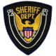 HERO'S PRIDE SHERIFF DEPT Eagle w/ Blank Scroll, Navy/Midnight, 4in x4.375in, 10425