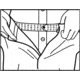 HEROS PRIDE Shirt Tailor Rubber Belt, Gray - 9074B44
