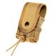 High Speed Gear Covered Handcuff Taco Belt Mount Pouch, Coyote Brown 10DC00CB
