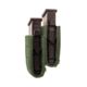 High Speed Gear Duty Staggered Double Pistol Taco U-Mount Pouch, Olive Drab, 41PS02OD
