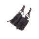 High Speed Gear HSGI 40MM Taco Single Adaptable Pouch, Double, Black, 13M412BK