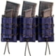 High Speed Gear Triple Double Decker Taco Shingle Rifle/Pistol Magazine Pouch, LE Blue, 45DD00LE