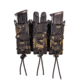 High Speed Gear Triple Extended Pistol Taco Shingle Pistol Magazine Pouch, MultiCam Black, 45EX00MB
